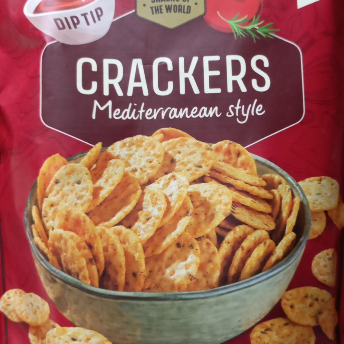 Fotografie - Crackers Mediterranean style Snacks of the world