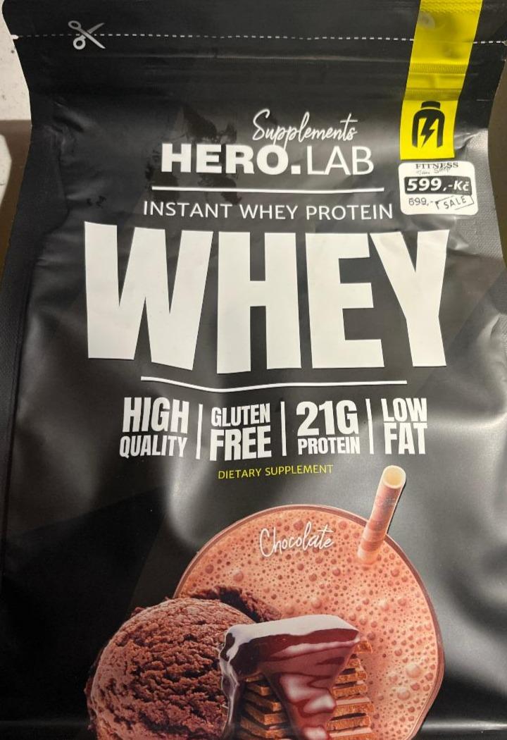 Fotografie - Whey Instant protein Chocolate Hero.Lab
