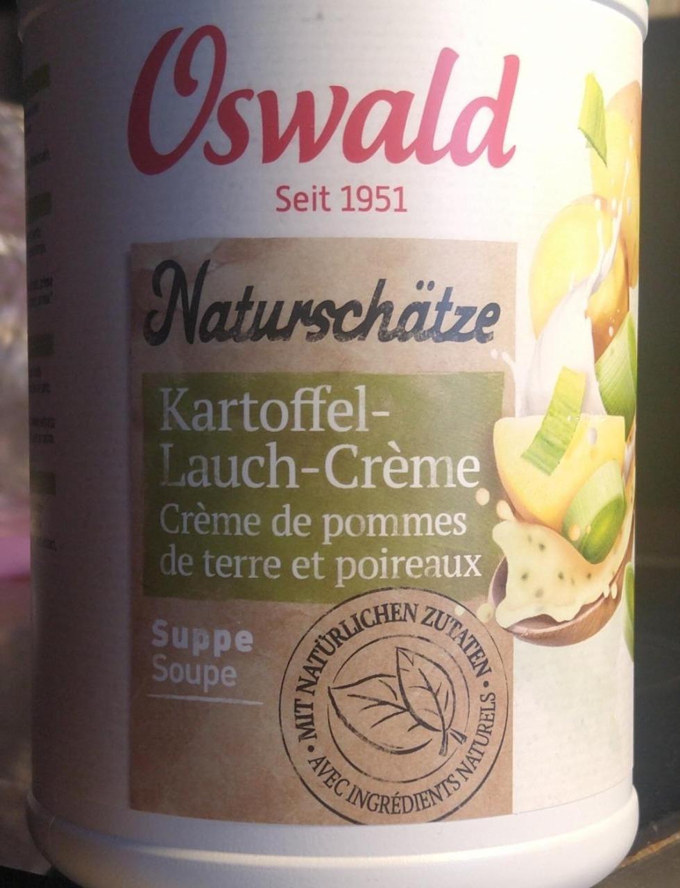 Fotografie - Naturschätze Kartoffel-Lauch-Crème Suppe Oswald