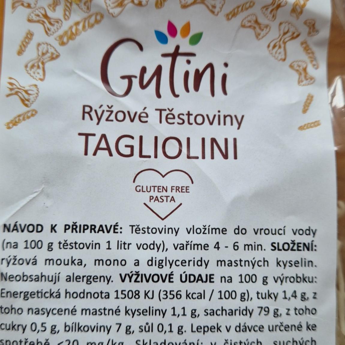 Fotografie - Rýžové těstoviny tagliolini Gutini