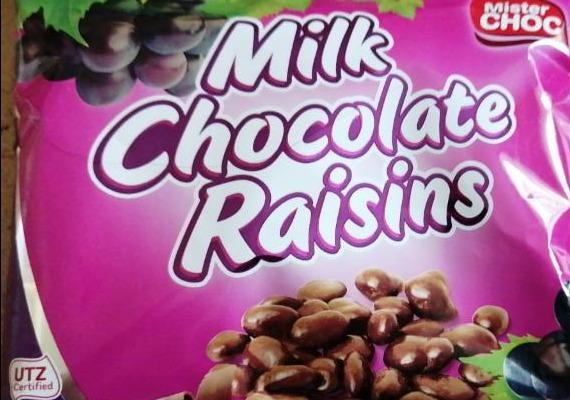 Fotografie - Milk Chocolate Raisins Mister Choc