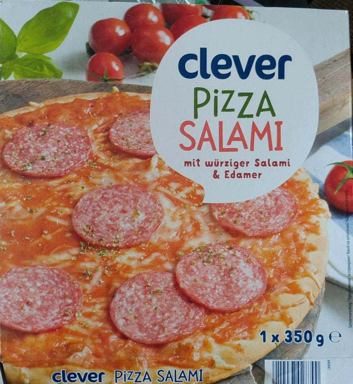 Fotografie - Pizza Salami mit würziger Salami & Edamer Clever
