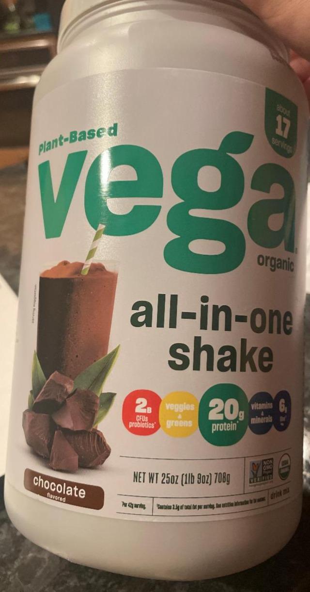 Fotografie - All-In-One Shake Chocolate Vega organic