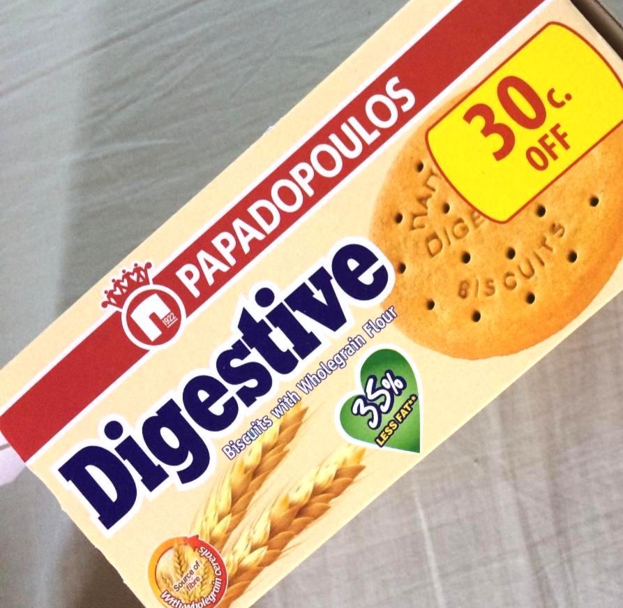 Fotografie - Digestive biscuits with wholegrain flour Papadopoulos
