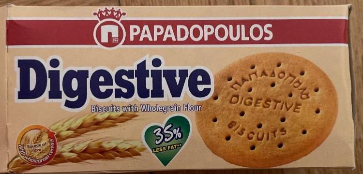 Fotografie - Digestive biscuits with wholegrain flour Papadopoulos