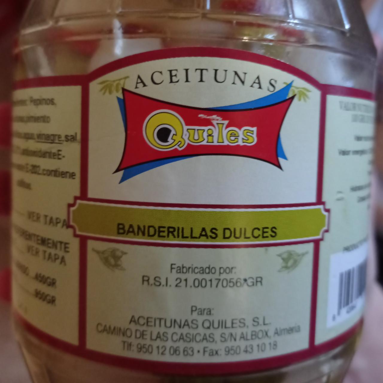 Fotografie - Banderillas Dulces Aceitunas Quiles