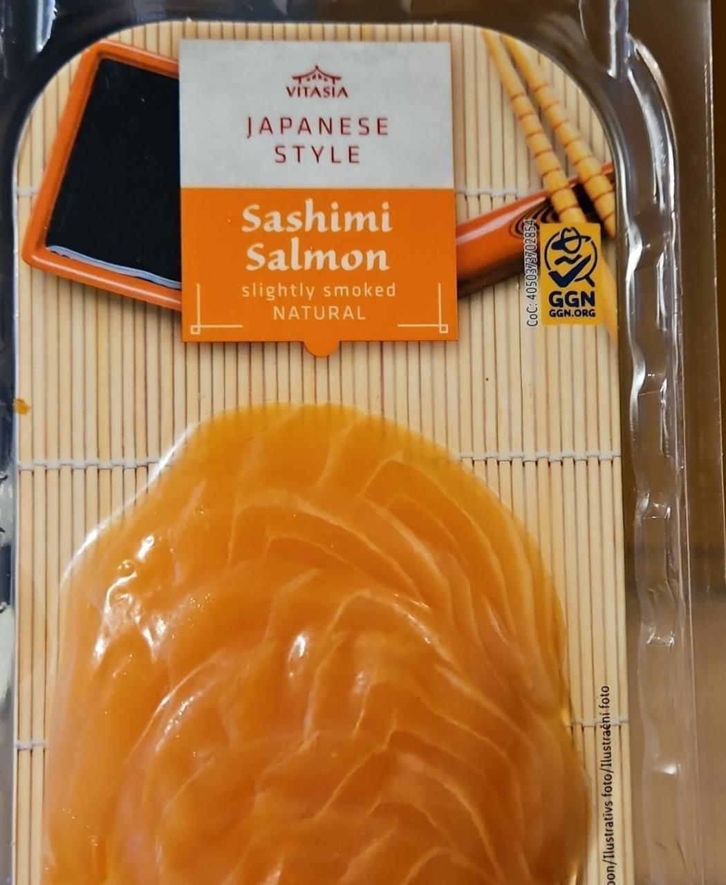 Fotografie - Japanese Style Sashimi Salmon natural Vitasia