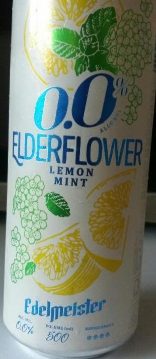 Fotografie - Elderflower lemon mint 0% alcohol Edelmeister