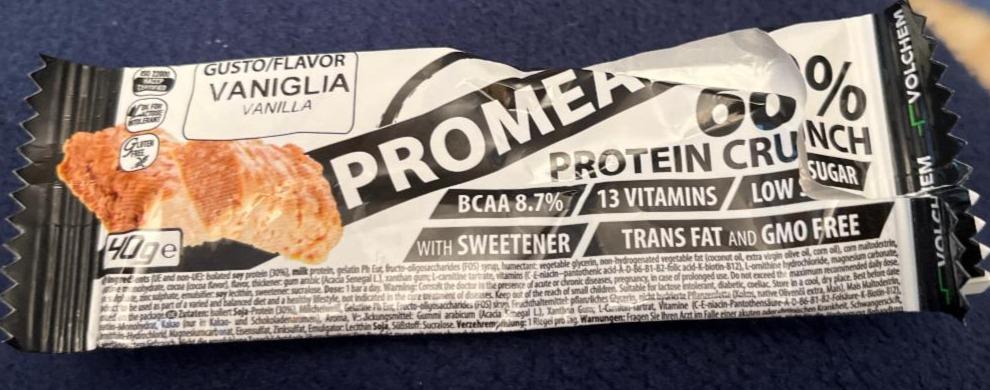 Fotografie - Promeal Protein Crunch 60% Vaniglia Volchem