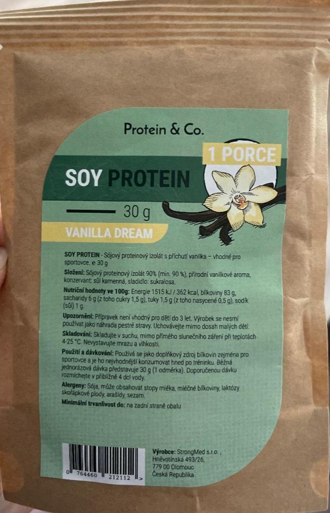 Fotografie - Soy Protein Vanilla Dream Protein & Co.