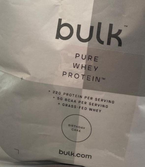 Fotografie - Pure Whey Protein Biirthday cake Bulk