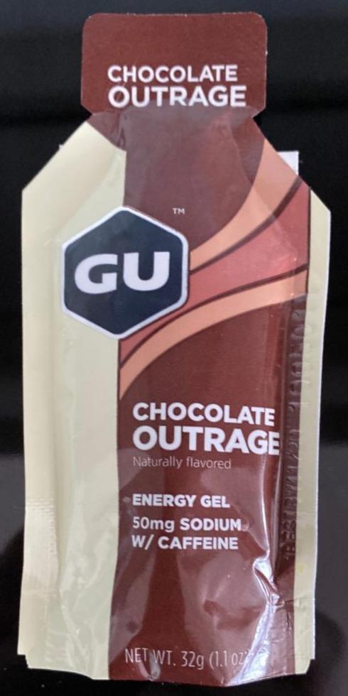 Fotografie - Energy Gel Chocolate Outrage GU