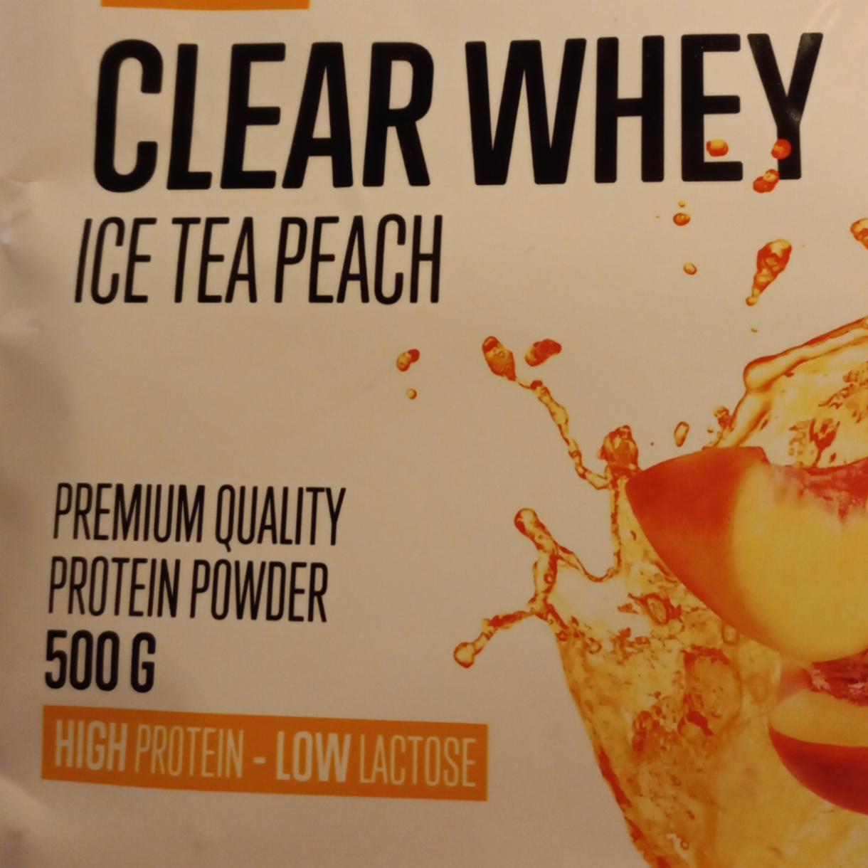 Fotografie - Clear Whey Ice Tea Peach Frontrunner