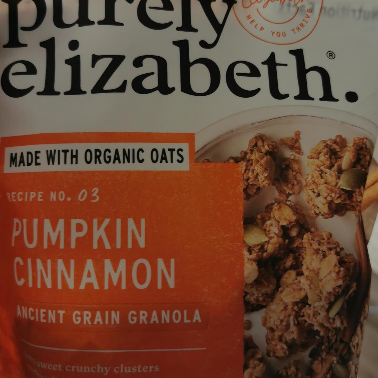 Fotografie - Pumpkin Cinnamon Ancient Grain Granola Purely Elizabeth.