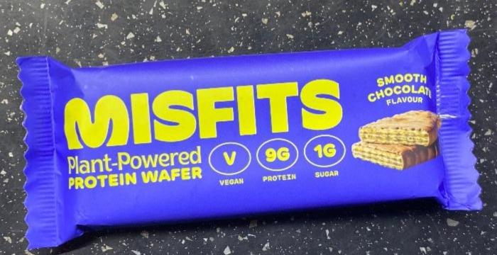 Fotografie - Plant-Powered Protein Wafer Smooth Chocolate Misfits