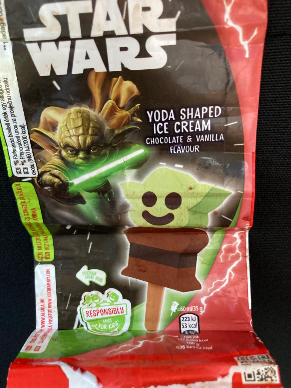 Fotografie - Yoda shaped ice cream Star wars