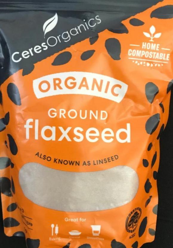 Fotografie - Organic ground flaxseed CeresOrganics