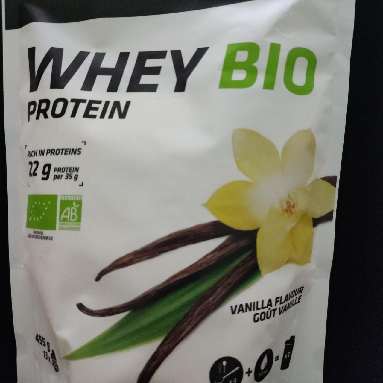 Fotografie - Whey Bio Protein Vanilla Flavour Decathlon