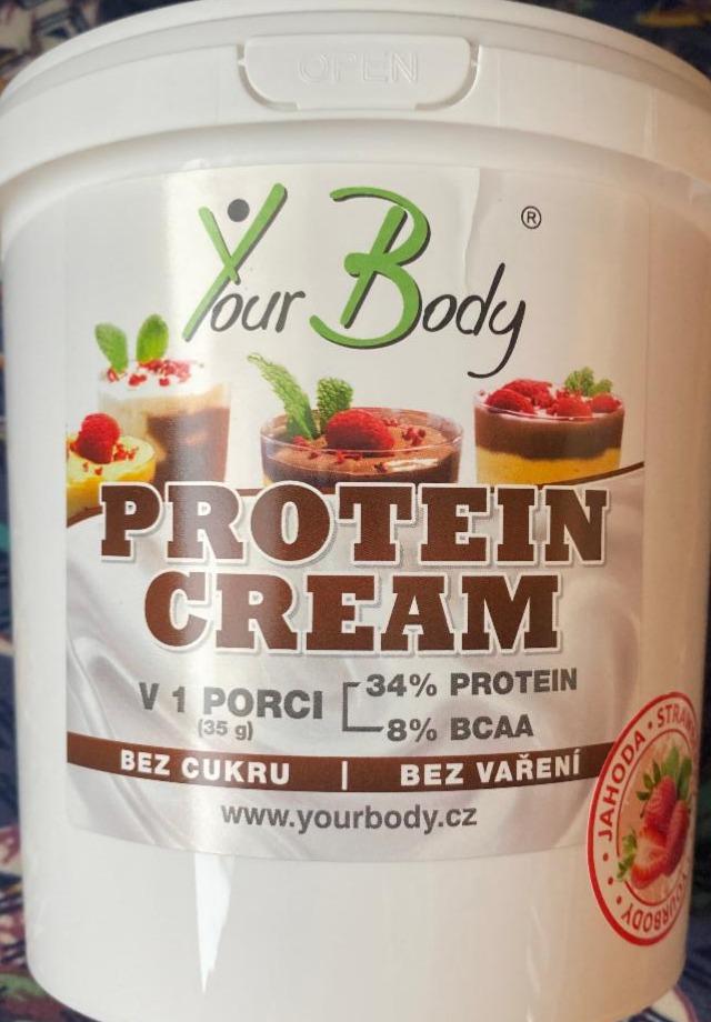 Fotografie - Protein Cream Strawberry Your Body