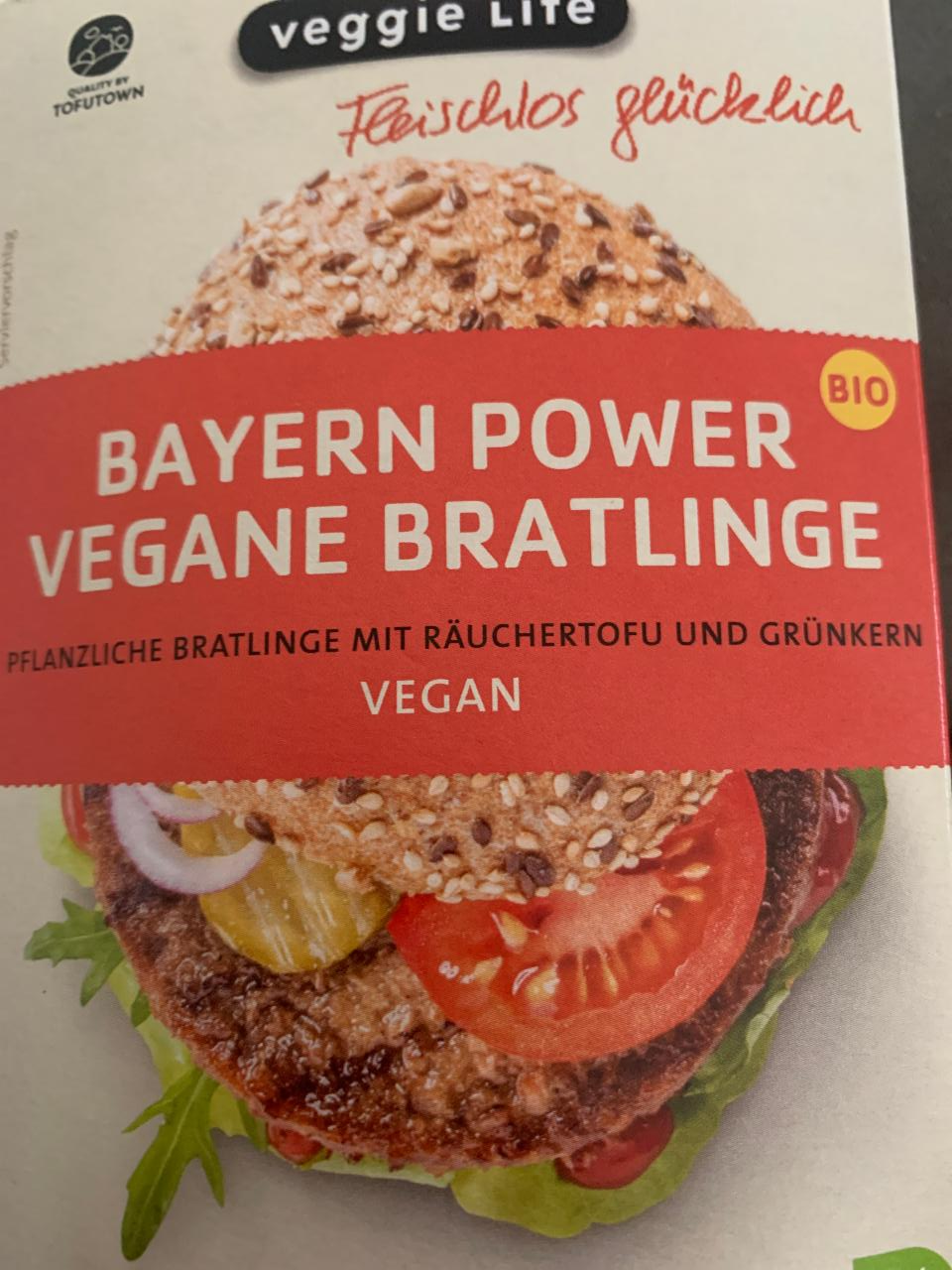 Fotografie - Bio Bayern power vegane Bratlinge Veggie Life