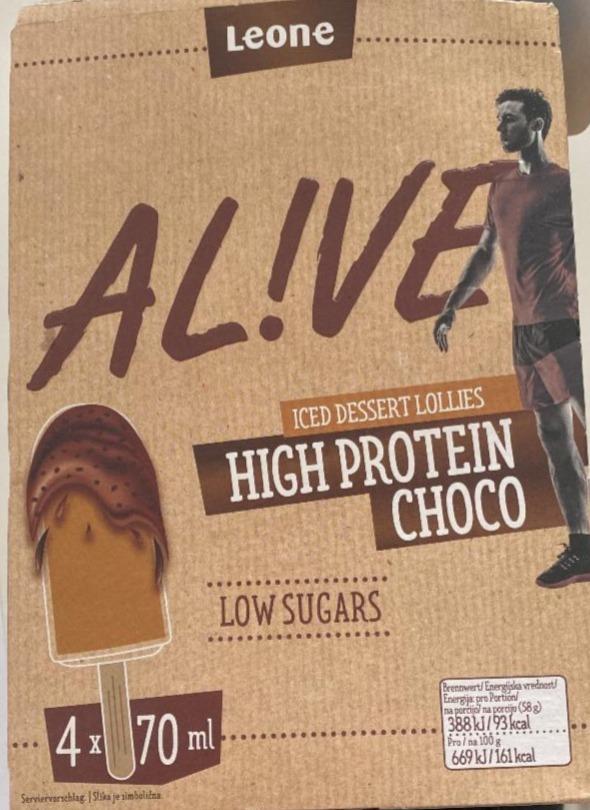 Fotografie - Al!ve Ice Cream Lollies High Protein Choco Leone