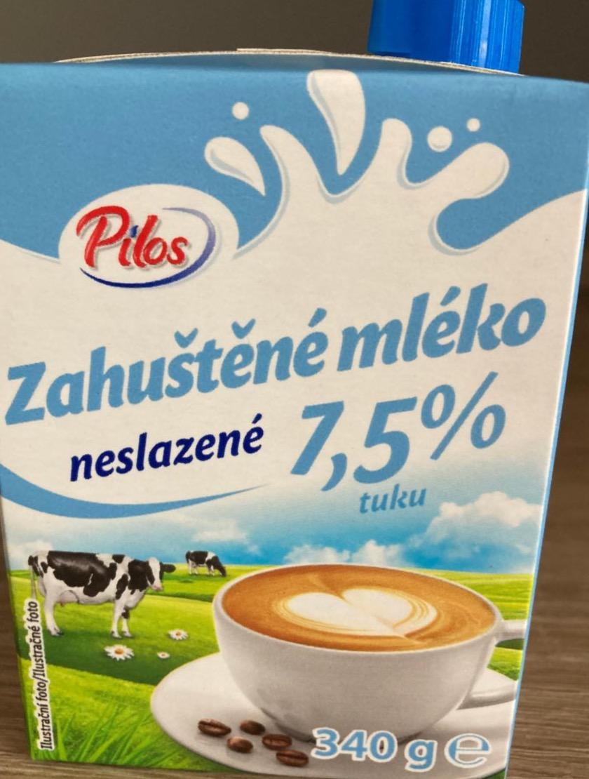 Fotografie - Zahuštěné mléko 7,5% tuku neslazené Pilos