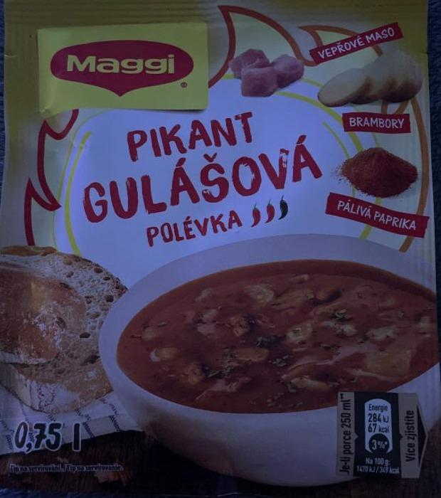 Fotografie - Pikant gulášová polévka Maggi