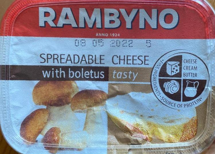 Fotografie - Tavený sýr s houbami 50% Rambyno