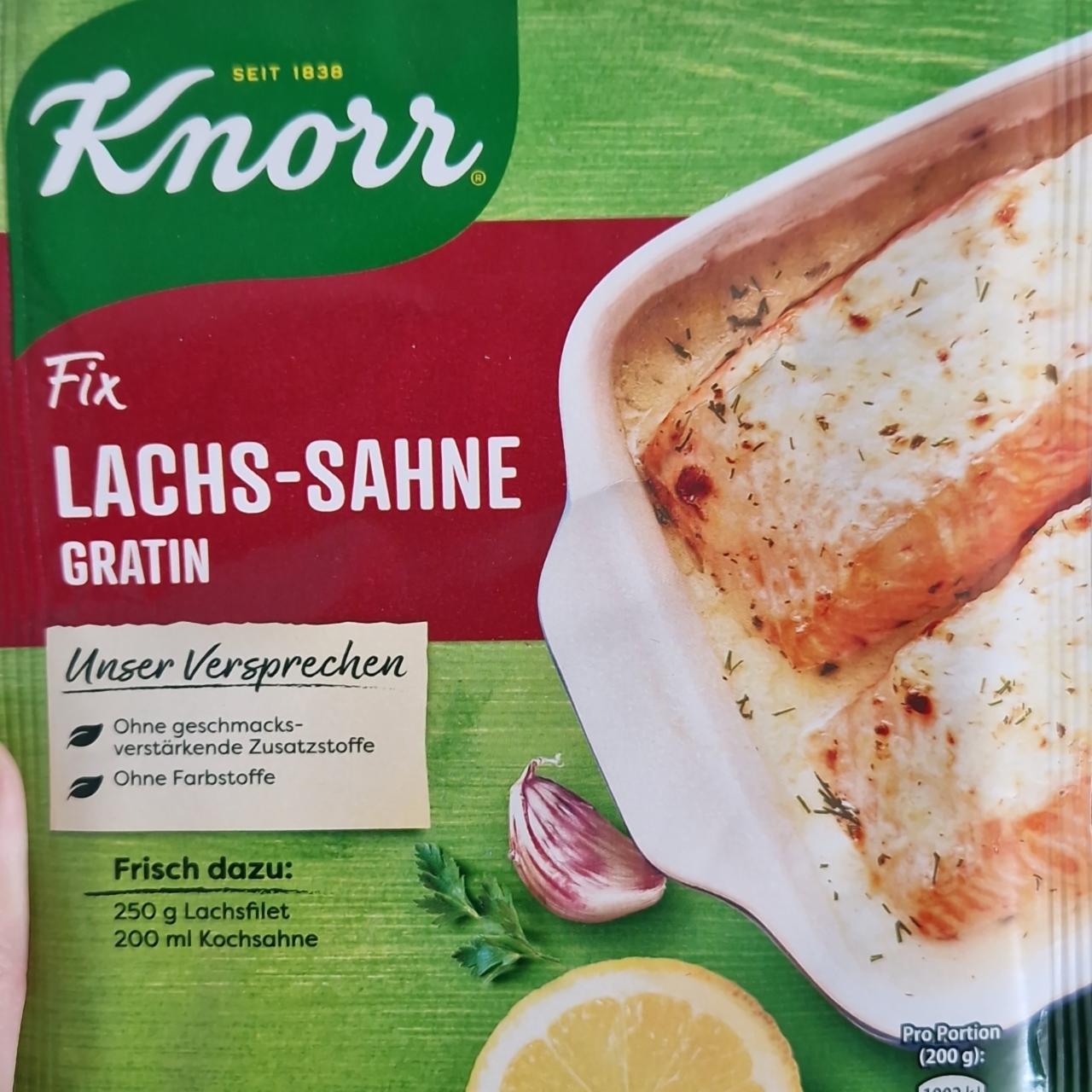 Fotografie - Fix lachs-sahne gratin Knorr
