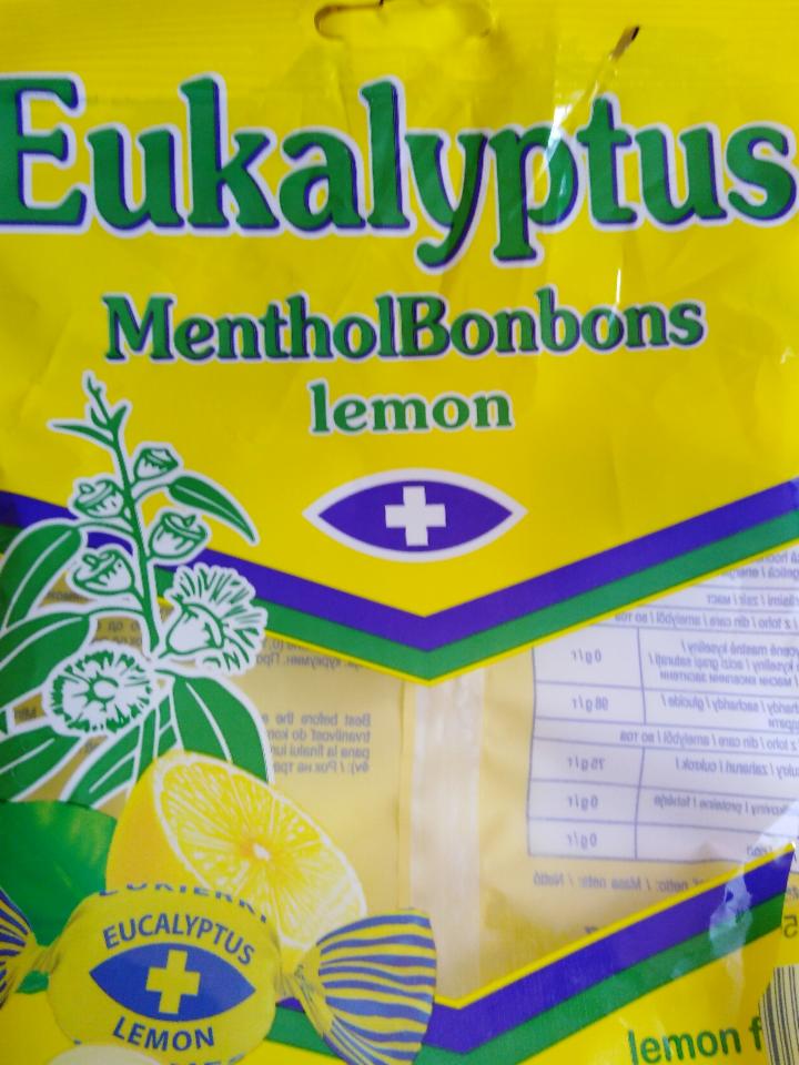 Fotografie - Eukalyptus MentholBonbons lemon