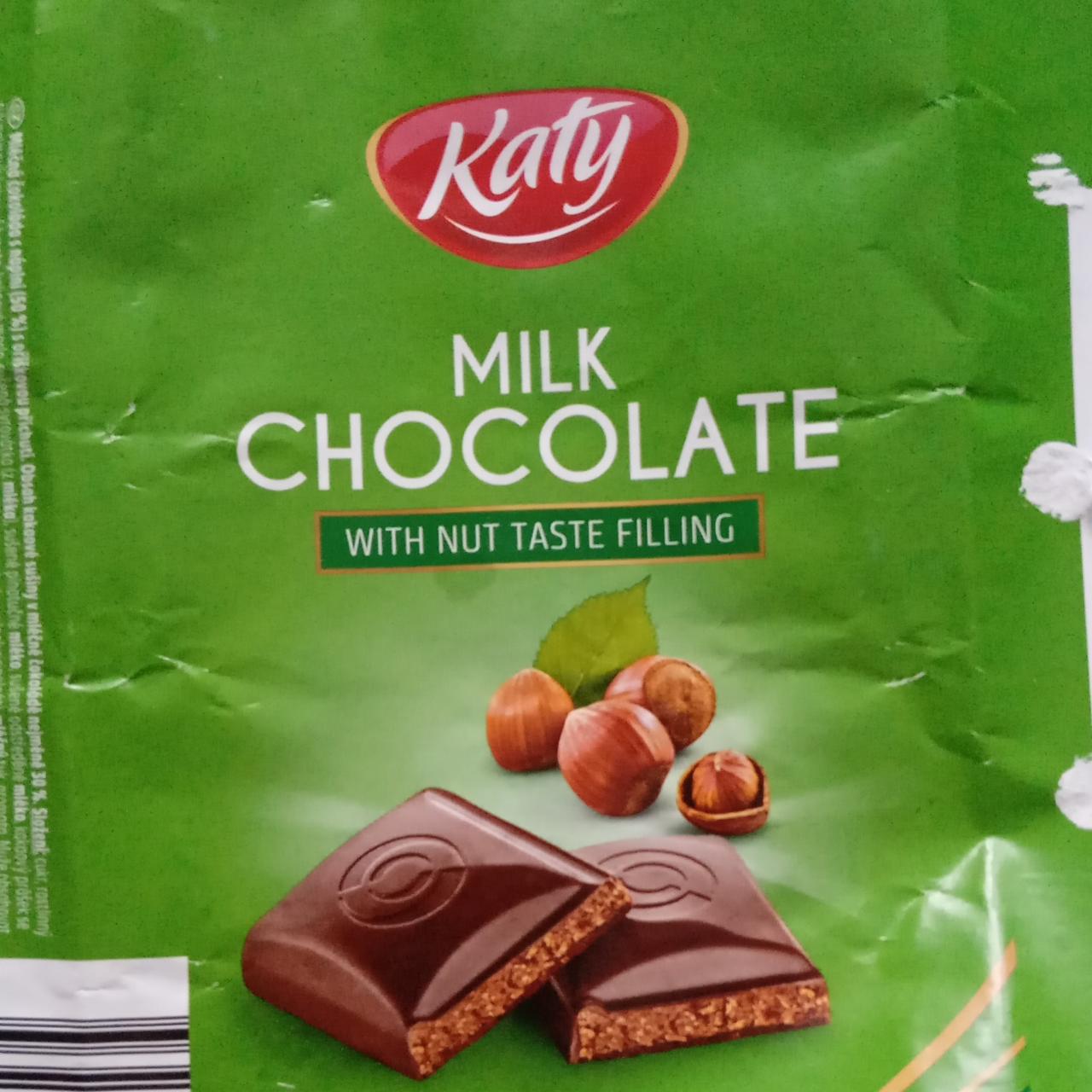 Fotografie - Milk Chocolate with nut taste filling Katy