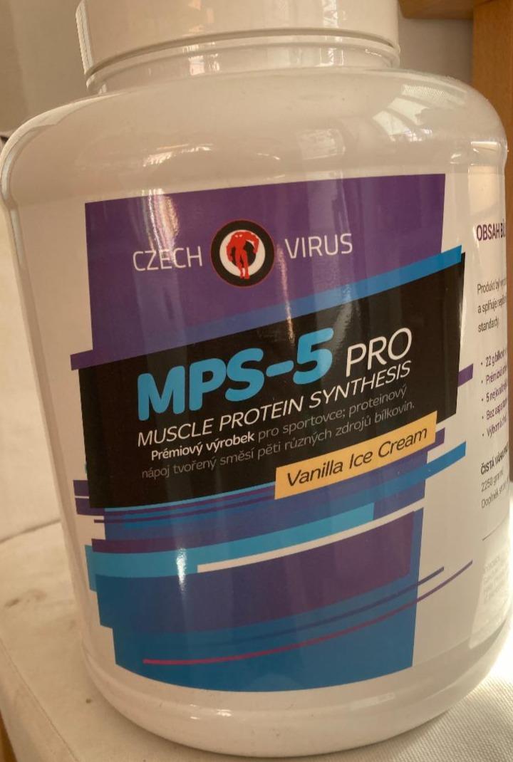 Fotografie - MPS-5 pro muscle protein synthesis vanilla ice cream Czech Virus