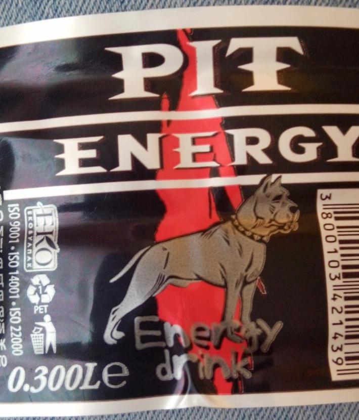 Fotografie - Pit Energy drink