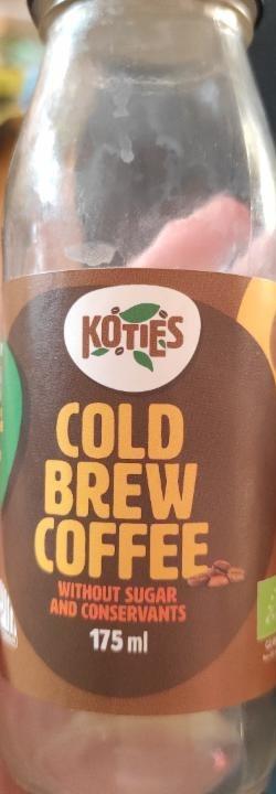 Fotografie - Cold brew coffee Koties