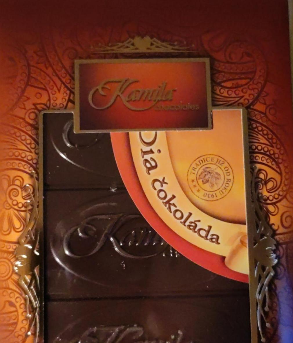 Fotografie - Dia hořká čokoláda Kamila Chocolates