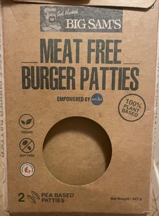 Fotografie - Meat Free Burger Patties Big Sam's