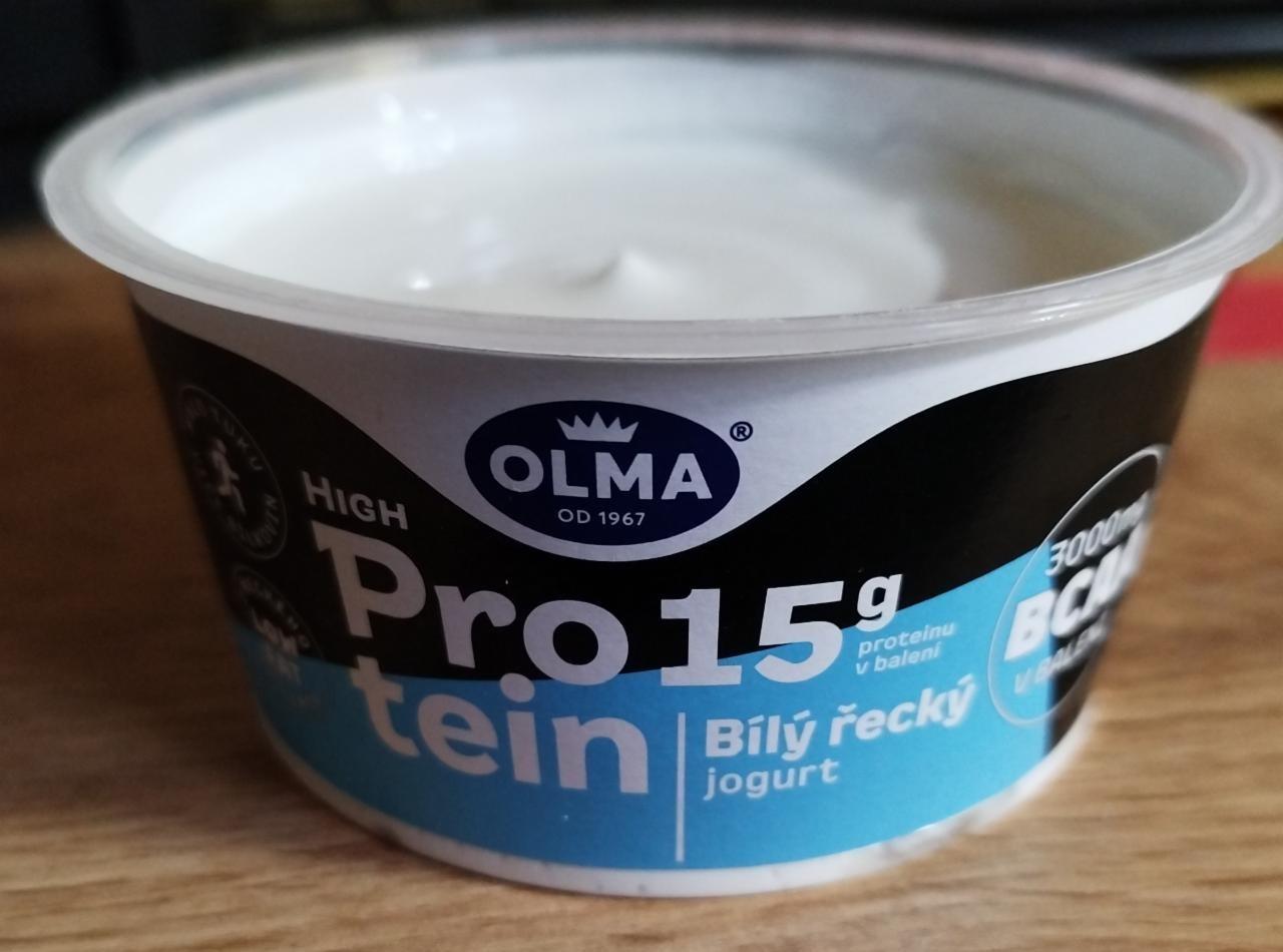 Fotografie - High Protein bílý řecký jogurt 15g Olma