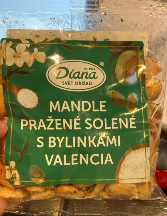 Fotografie - Mandle pražené solené s bylinkami Valencia Diana Svět oříšků