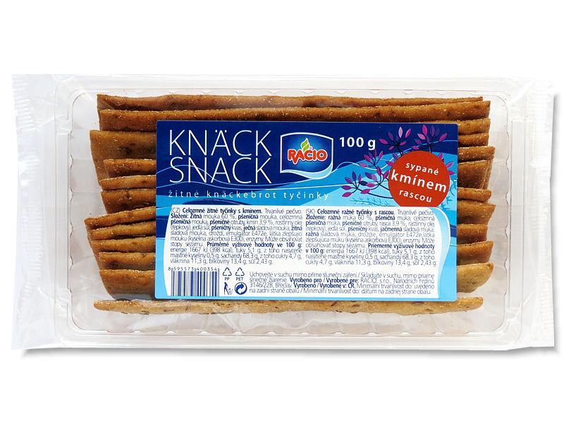 Fotografie - Knäck snack žitné sypané kmínem Racio