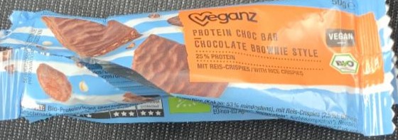 Fotografie - Protein Choc Bar Brownie Veganz