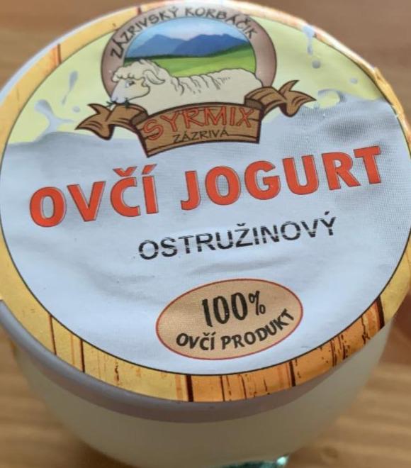 Fotografie - Ovčí jogurt ostružinový Syrmix Zázrivá