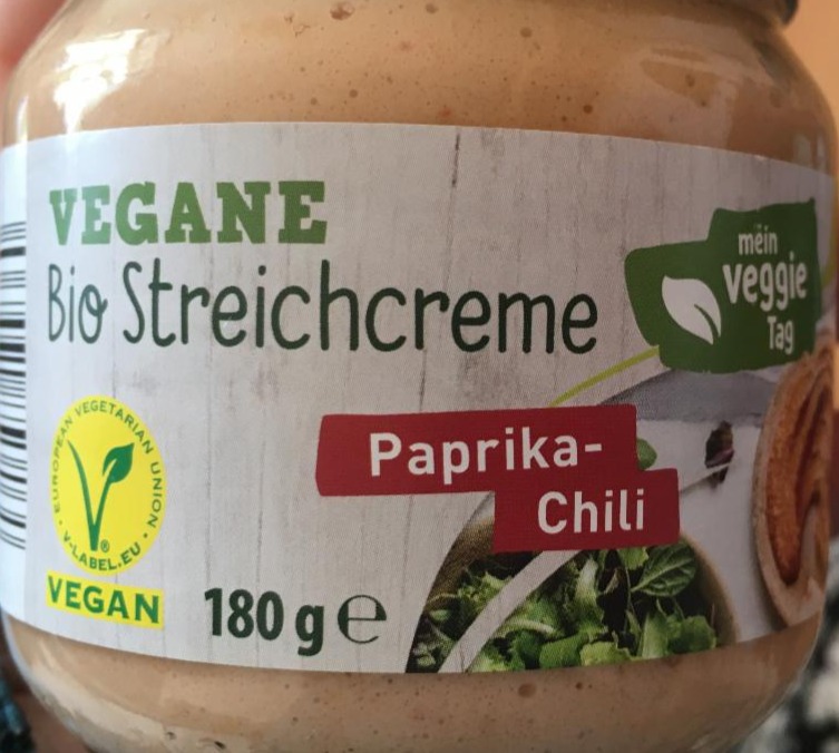 Fotografie - vegane bio Streichcreme paprika-chilli