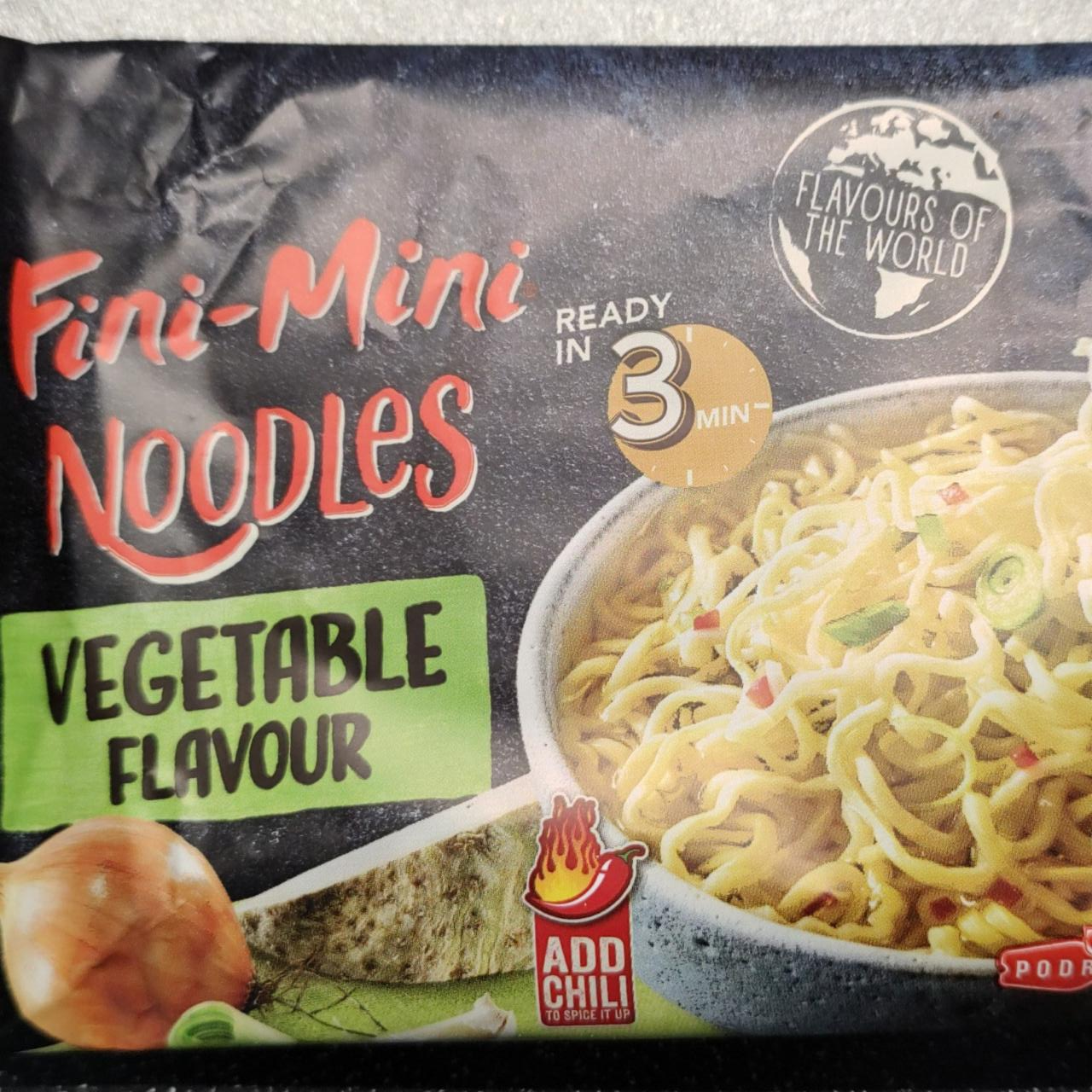 Fotografie - Fini-Mini Noodles Vegetable flavour Flavour of the world