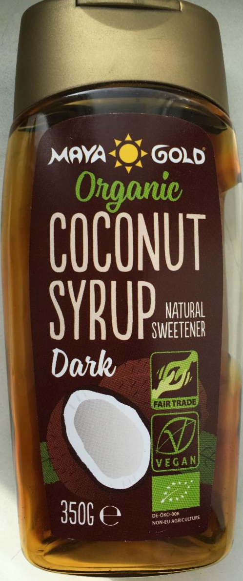 Fotografie - Organic Coconut Syrup Dark Maya gold