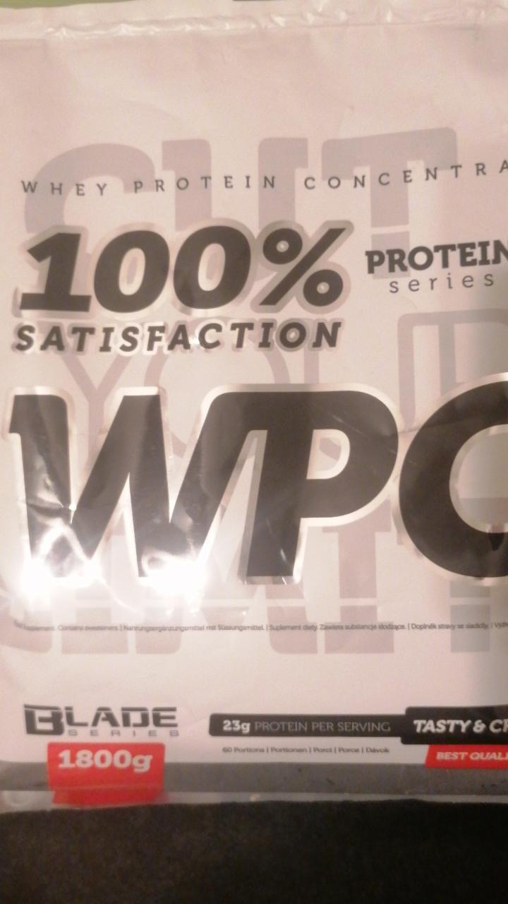 Fotografie - 100% WPC Protein Satisfaction Blade vanilka s meruňkou HiTec Nutrition
