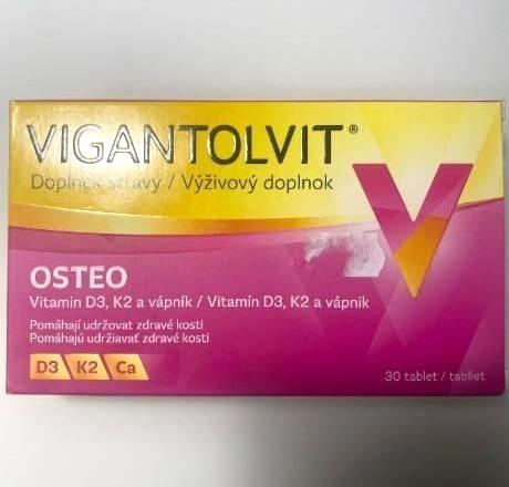 Fotografie - Osteo Vitamin D3, K2 a vápník Vigantolvit