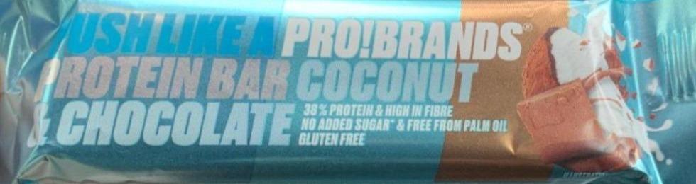 Fotografie - Protein bar coconut & chocolate Pro!brands