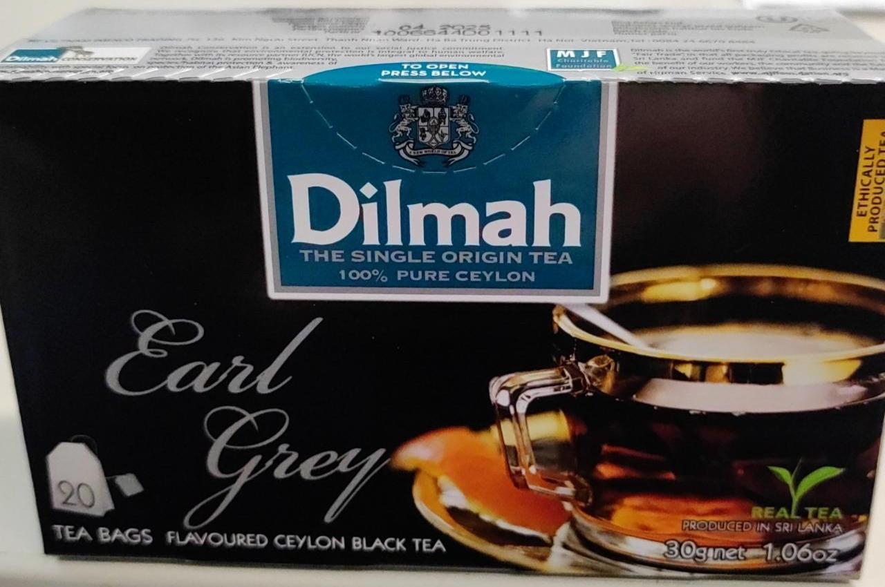 Fotografie - Černý čaj Earl Grey Dilmah