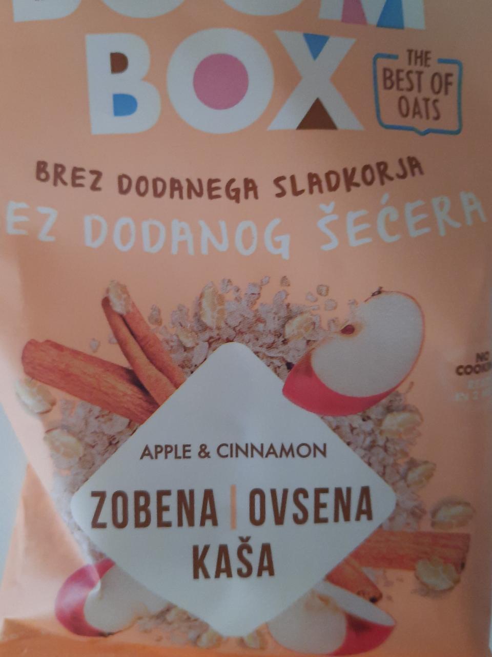 Fotografie - Zobena Ovsena Kaša Apple & Cinnamon Boom Box