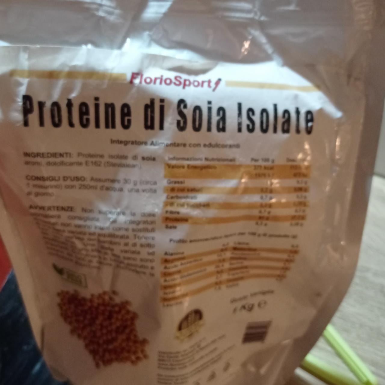 Fotografie - Proteine di Soia Isolate FlorioSport